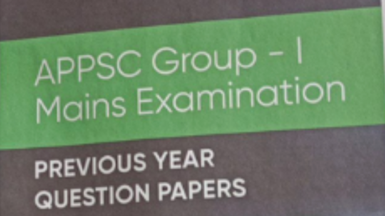 APPSC GROUP 1 Mains Previous Papers 