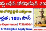 India Post Staff Car Driver Notification 2025