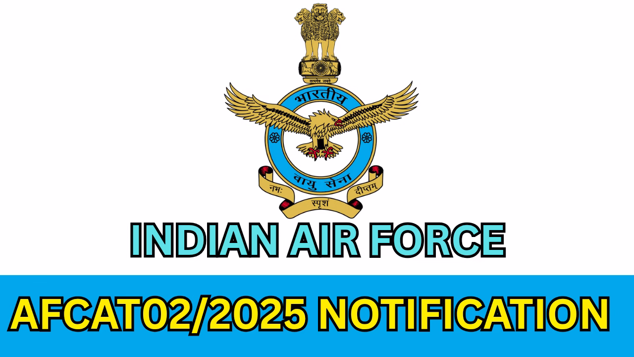 IAF AFCAT 2 Notification 2025