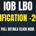 IOB Local Bank Officer Notification 2025