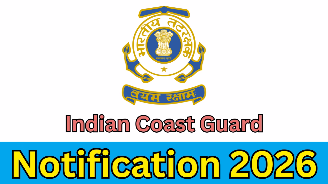Indian Coast Guard Notification 2026