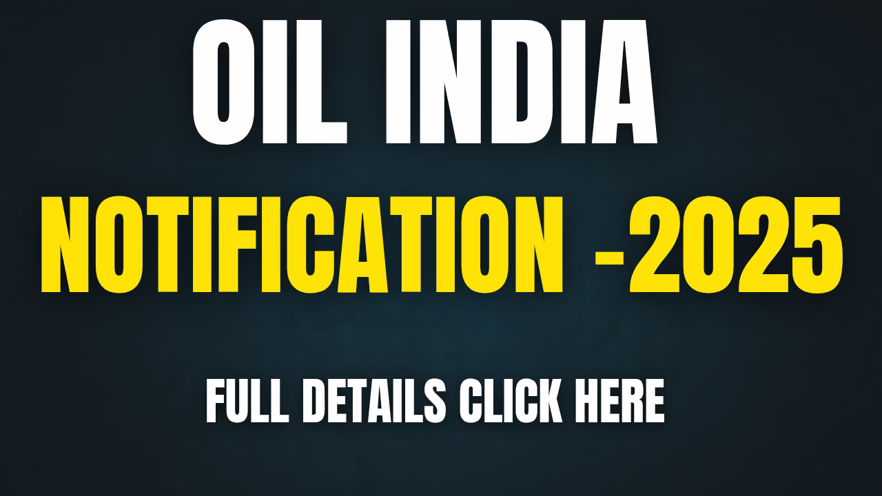 Oil India Limited Recruitment 2025 – 262