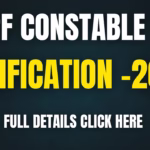 CRPF Constable Notification 2026 in Telugu Apply Online